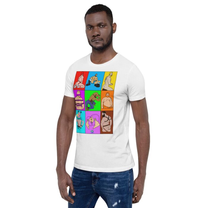 Short Sleeve Tee - Color Block Dudes - Image 80