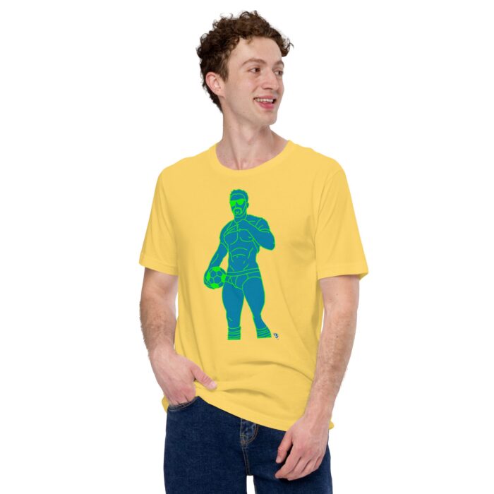 Short Sleeve Tee - Pop Art Soccer Player - Image 53