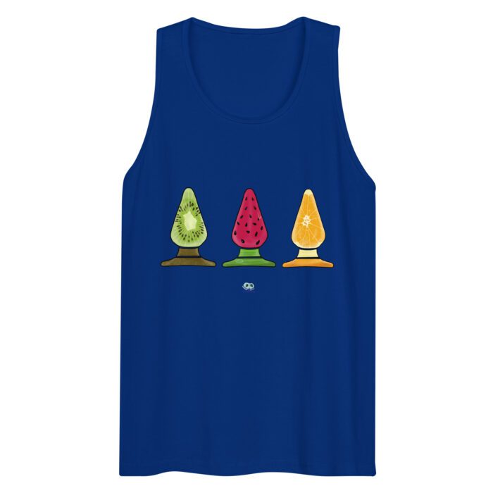 Men’s premium tank top - Fruity Butt Plugs - Image 3