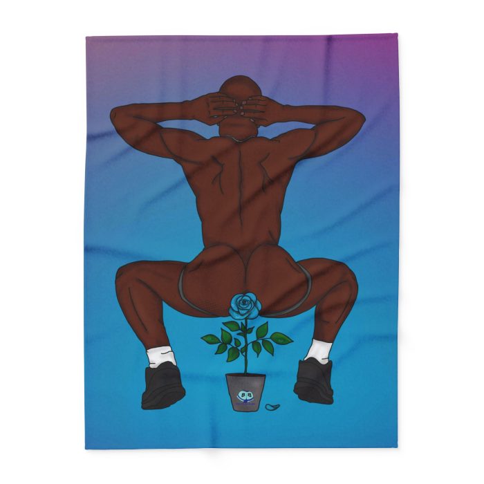 Fleece Blanket - Rosebud - Image 5