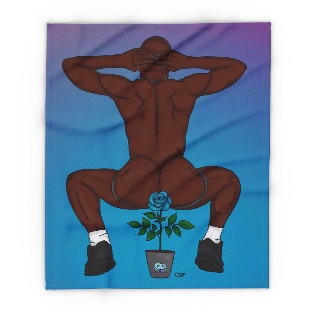 Fleece Blanket - Rosebud