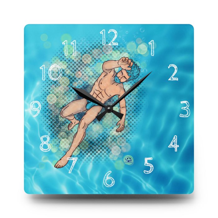 Acrylic Wall Clock - Abyss