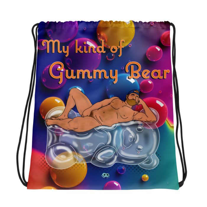 Drawstring bag - 2 Sided Print - Gummy Bear