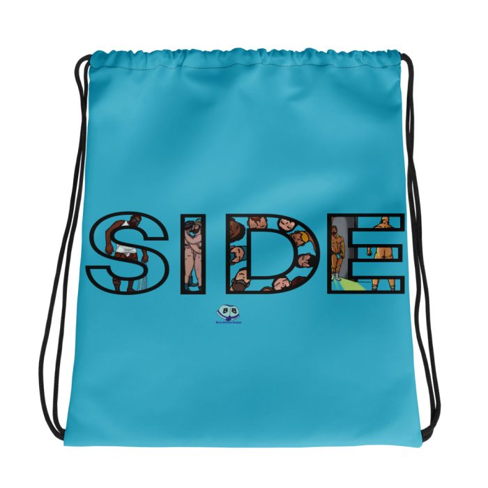 Drawstring bag - 2 Sided Print - SIDE Cutout
