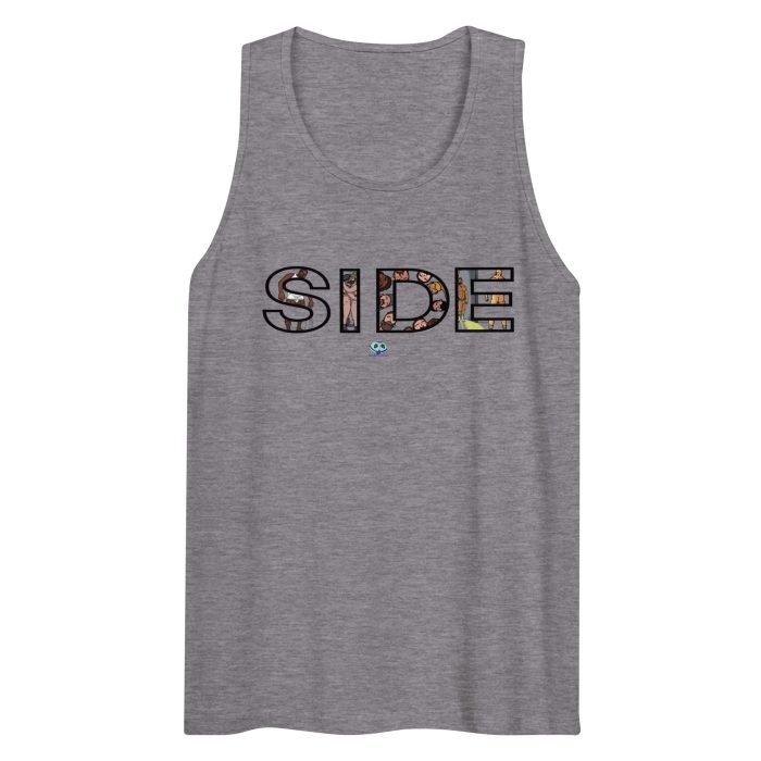 Men’s premium tank top - SIDE Cutout - Image 10