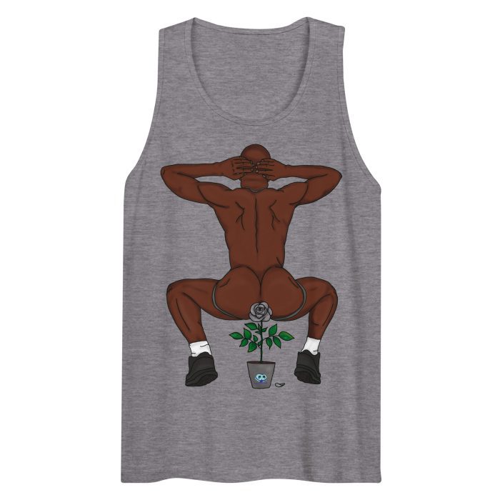 Men’s premium tank top - Rosebud - Image 8