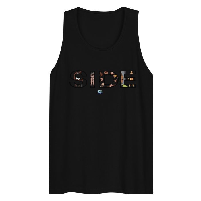 Men’s premium tank top - SIDE Cutout - Image 2