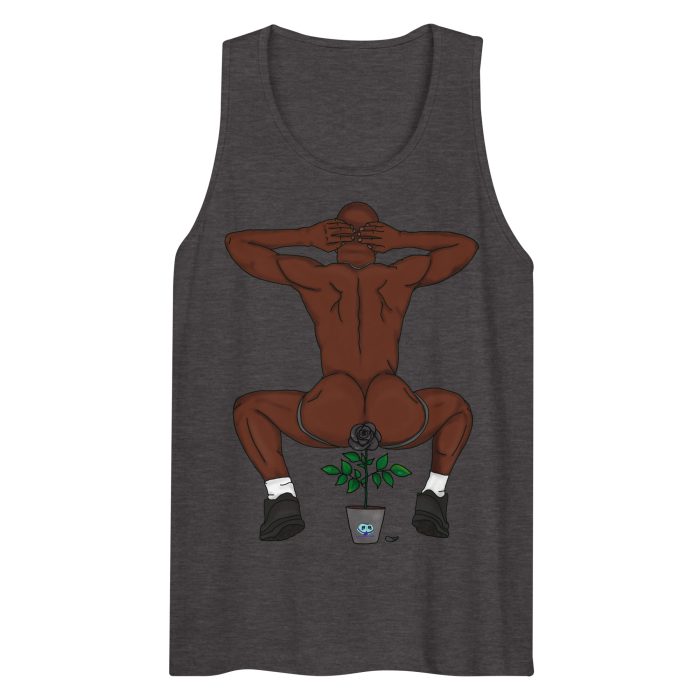 Men’s premium tank top - Rosebud - Image 5