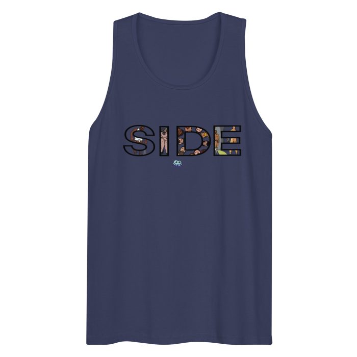 Men’s premium tank top - SIDE Cutout - Image 7