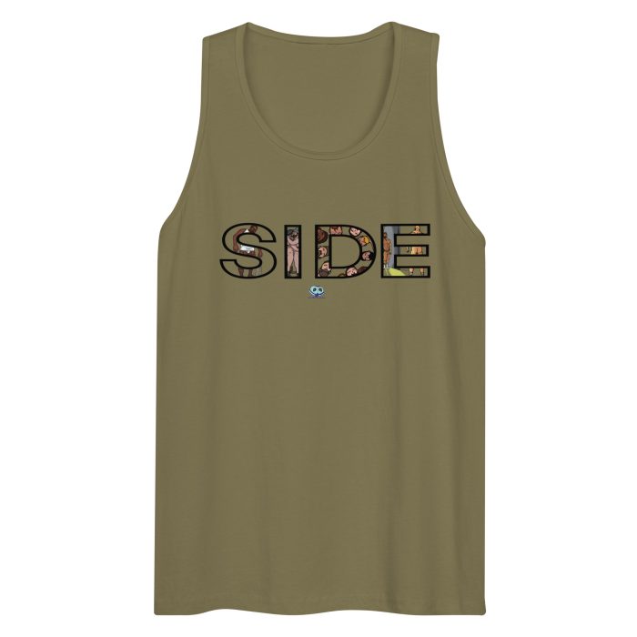 Men’s premium tank top - SIDE Cutout - Image 8