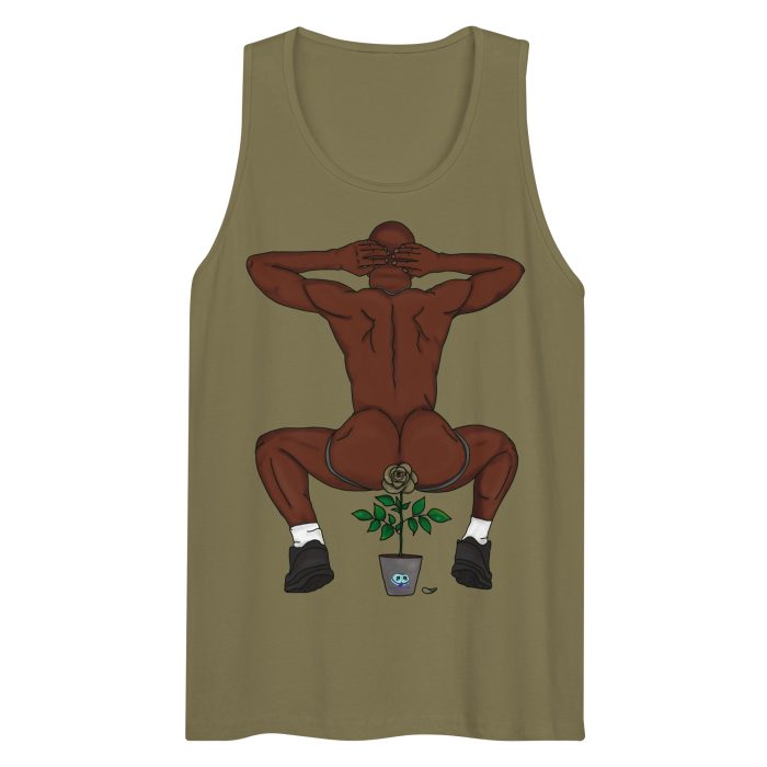 Men’s premium tank top - Rosebud - Image 7