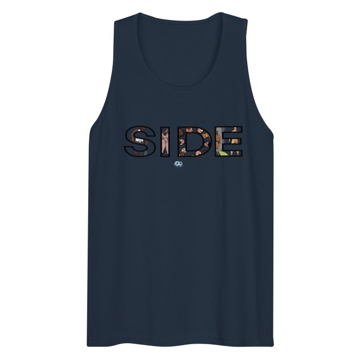 Men’s premium tank top - SIDE Cutout - Image 5