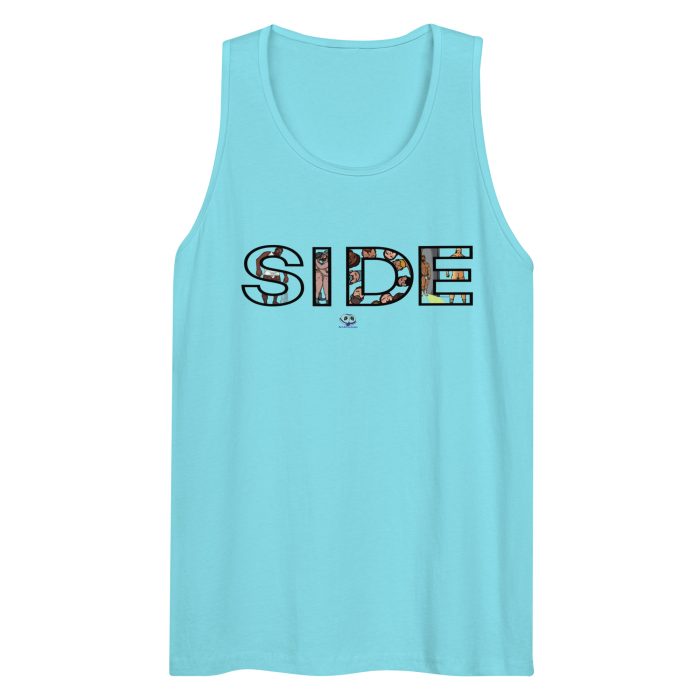 Men’s premium tank top - SIDE Cutout - Image 11