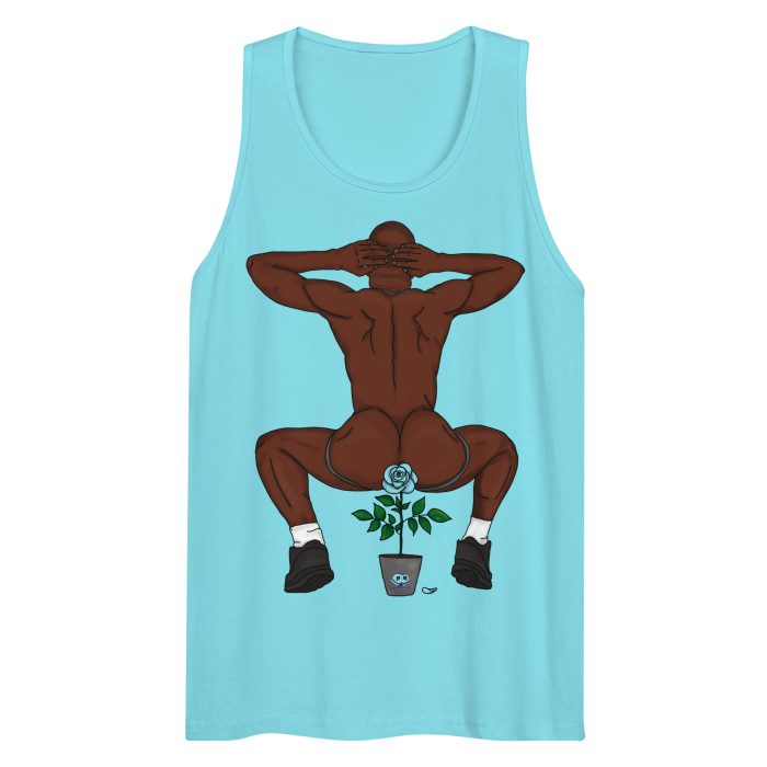 Men’s premium tank top - Rosebud - Image 10