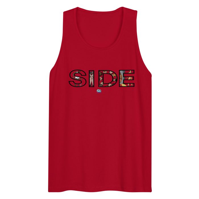 Men’s premium tank top - SIDE Cutout - Image 4