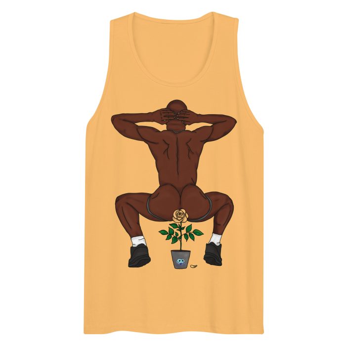 Men’s premium tank top - Rosebud - Image 9