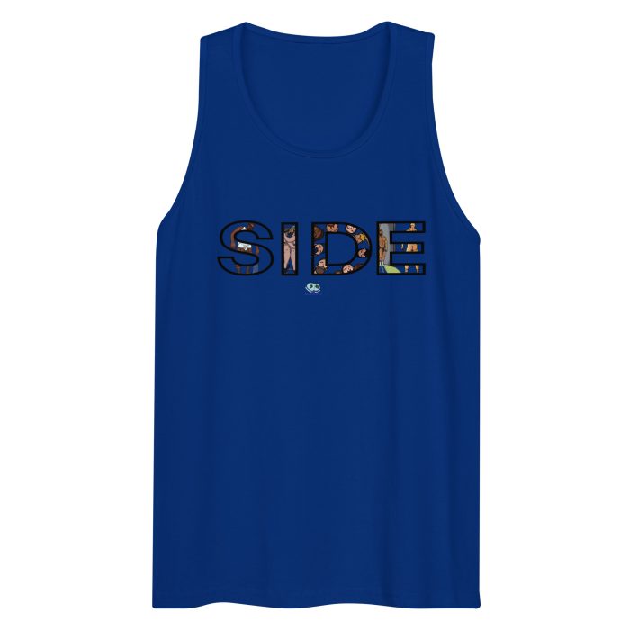 Men’s premium tank top - SIDE Cutout - Image 3