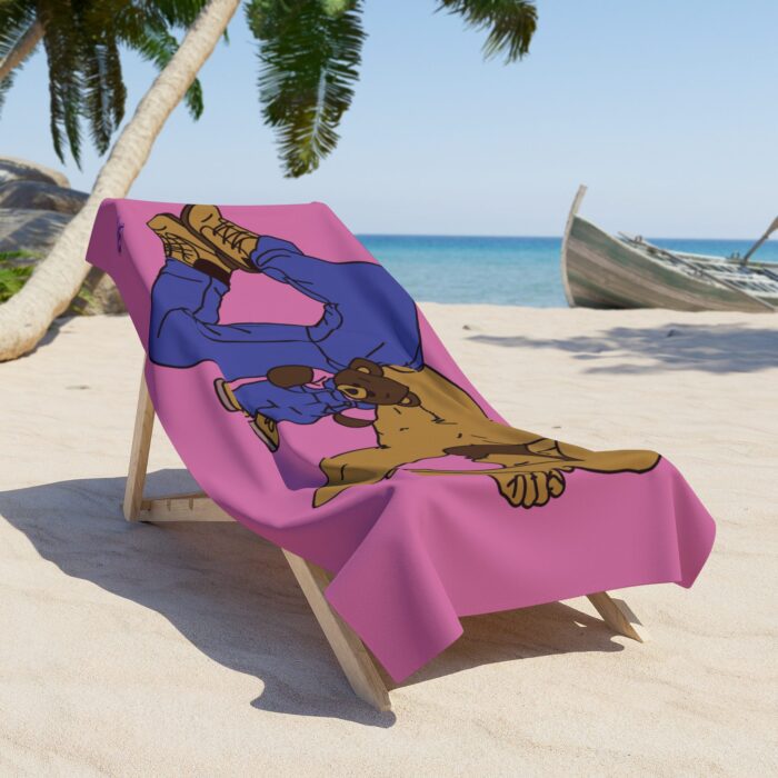 Beach Towel - Teddy Bear Snuggles - Image 2