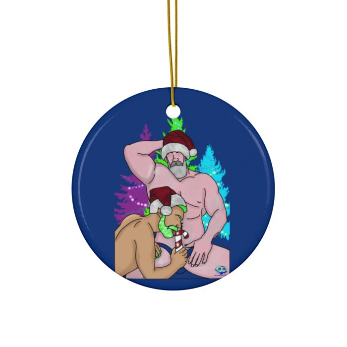 Ceramic Ornament - Peppermint Stick