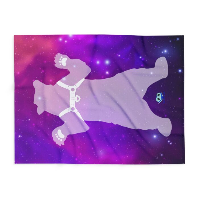 Arctic Fleece Blanket - Leather Bear - Image 5