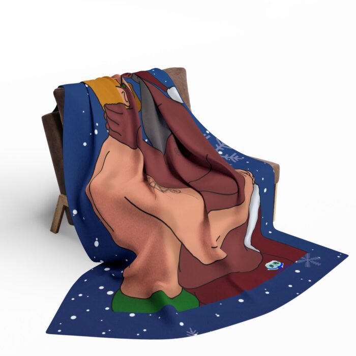 Arctic Fleece Blanket - Mr & Mr Clause - Image 4