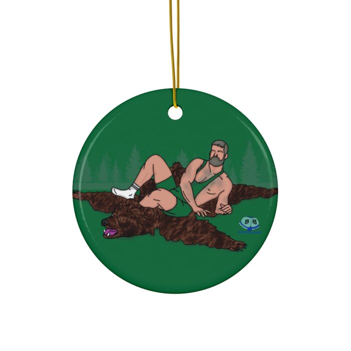 Ceramic Ornament - Bear Skin