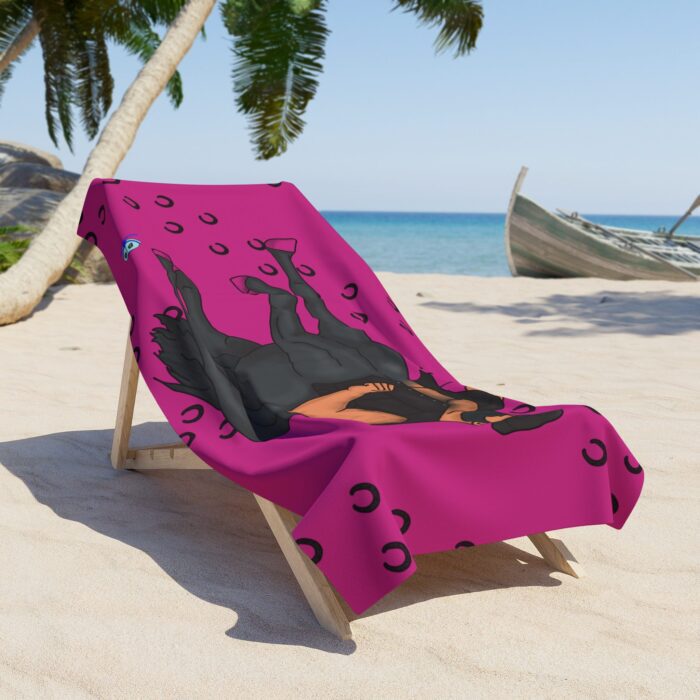 Beach Towel - Hot to Trot - Image 2