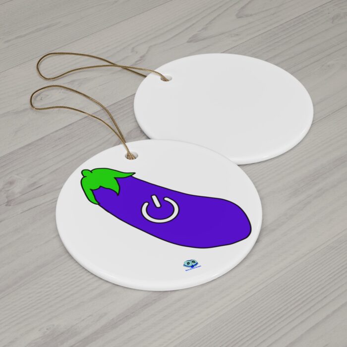 Ceramic Ornament - Power Top / Eggplant - Image 2