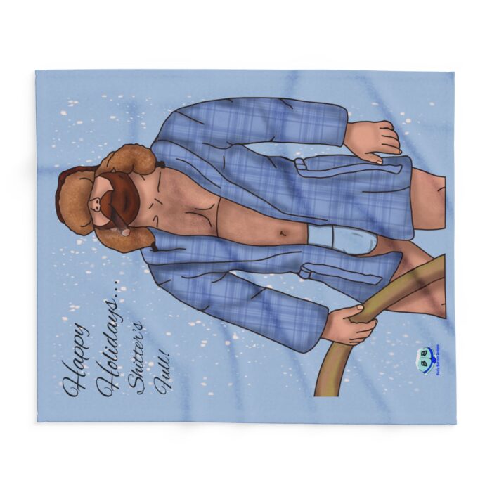 Arctic Fleece Blanket - Shitter's Full - Image 6