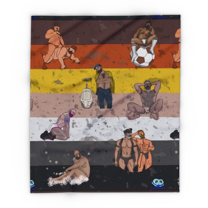 Arctic Fleece Blanket - Bear Collage