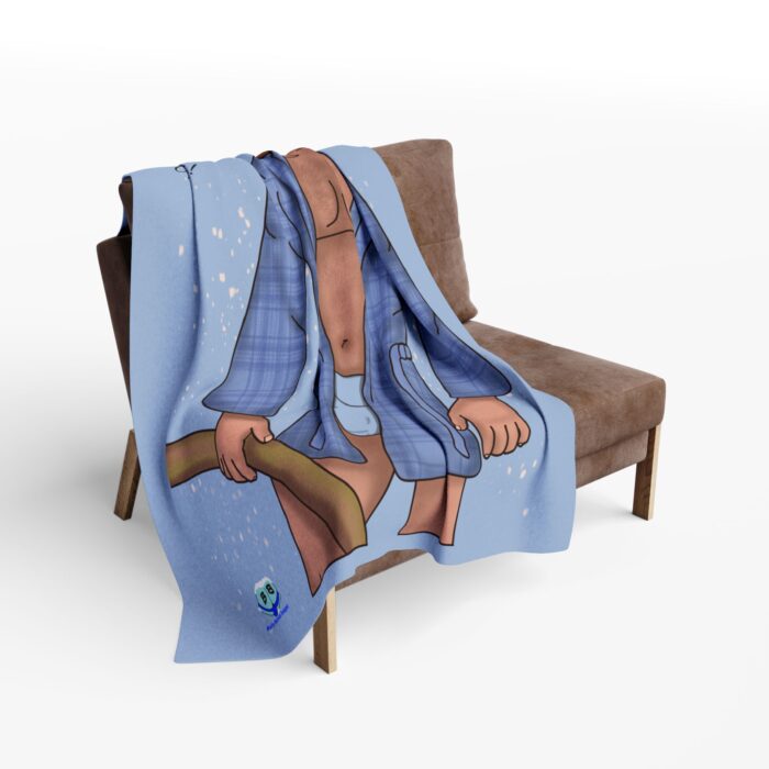 Arctic Fleece Blanket - Shitter's Full - Image 8