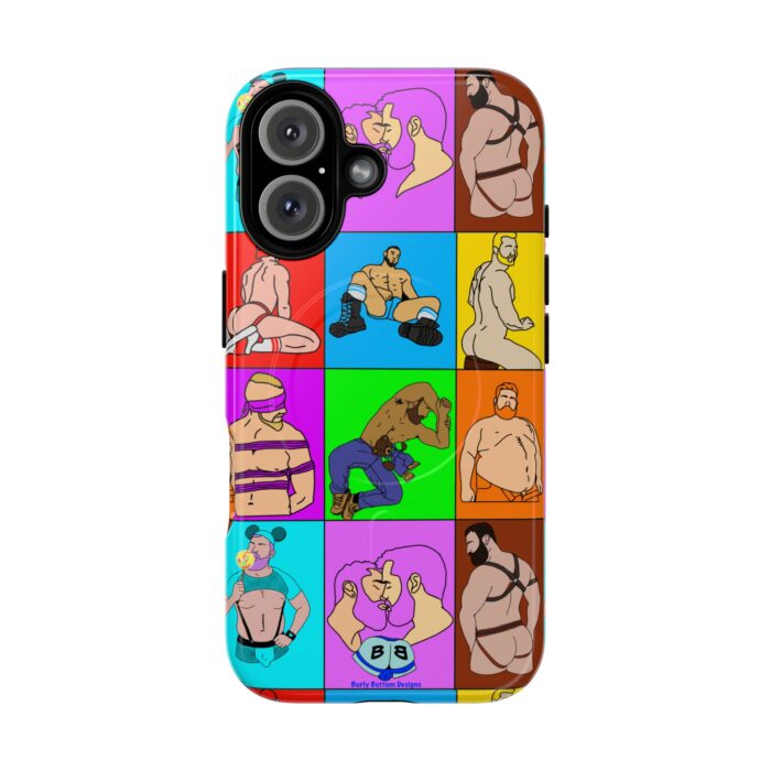 Tough Magnetic iPhone Cases - Color Block Dudes - Image 31