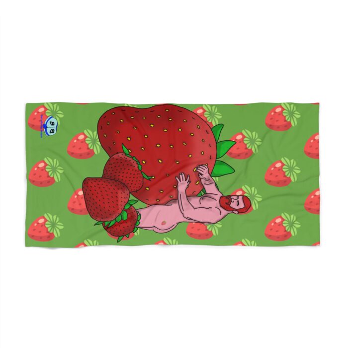 Beach Towel - Red and Wild