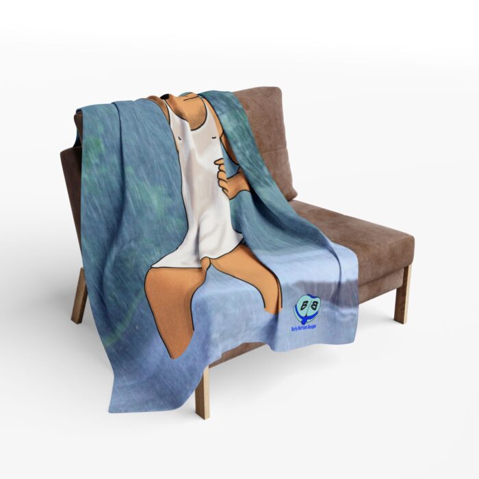 Arctic Fleece Blanket - Rain - Image 8