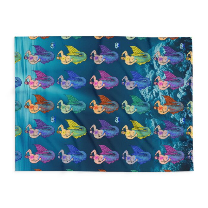 Arctic Fleece Blanket - MerCub Multi - Image 2
