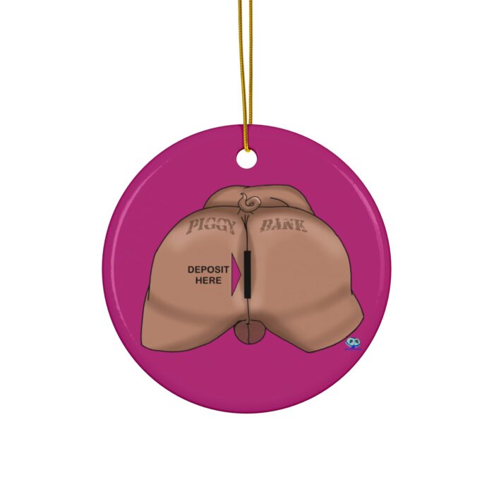 Ceramic Ornament - Piggy Bank
