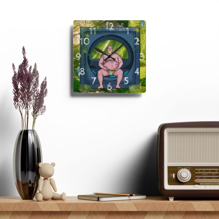 Acrylic Wall Clock - Heavy Meditation - Image 4