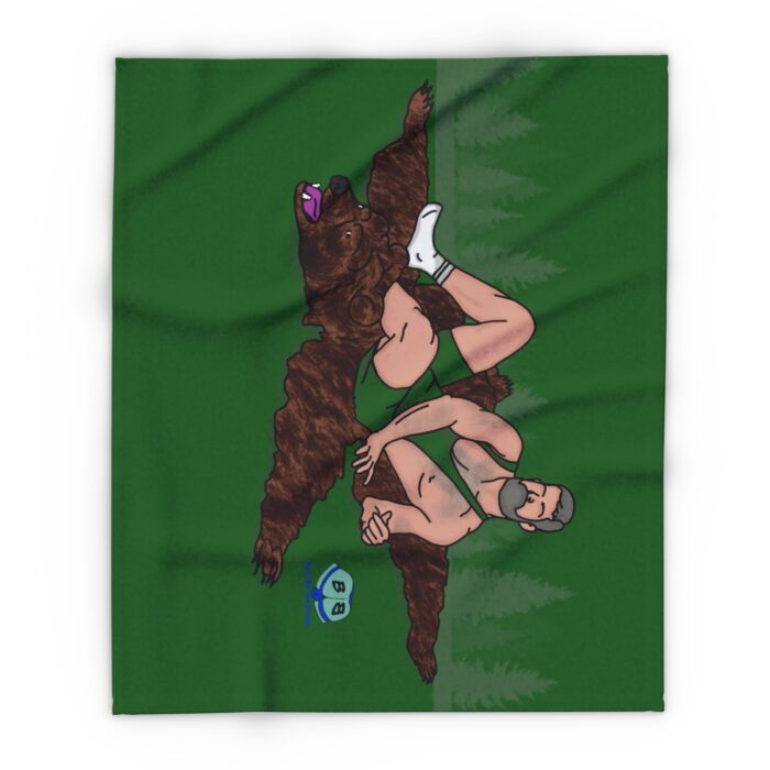 Arctic Fleece Blanket - Bear Skin - Image 2