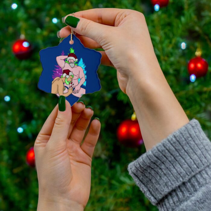 Ceramic Ornament - Peppermint Stick - Image 6