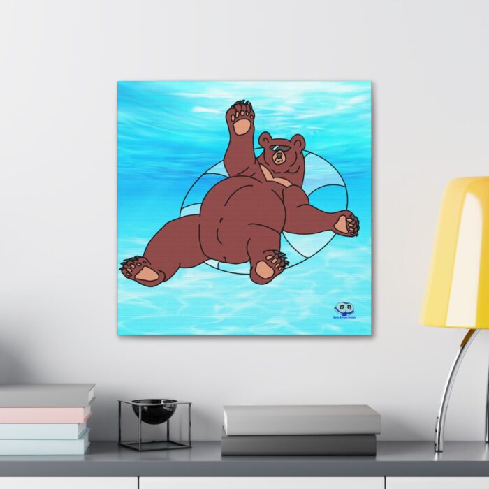Canvas Gallery Wraps - Inner Tube Bear - Image 4