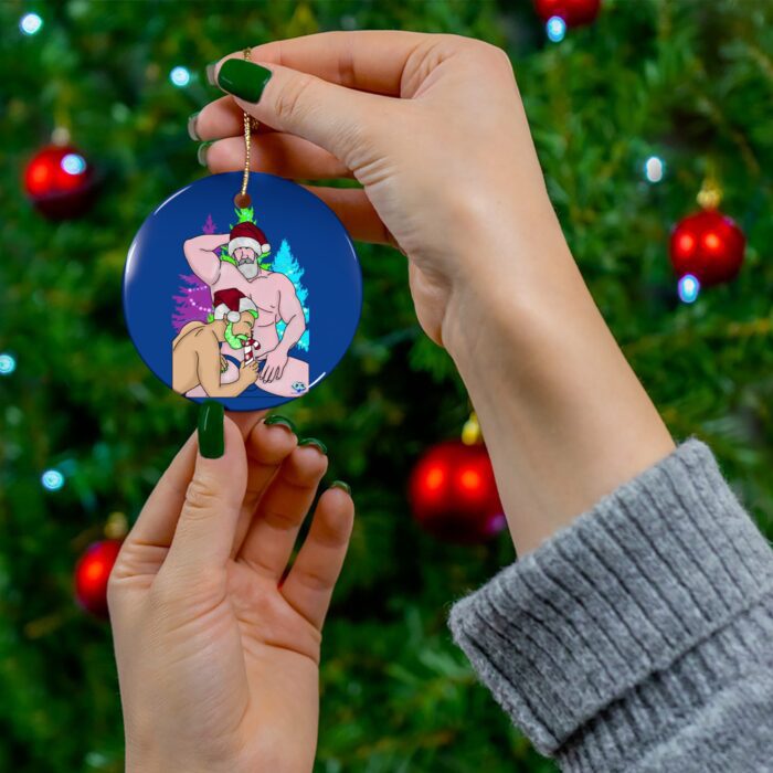 Ceramic Ornament - Peppermint Stick - Image 3