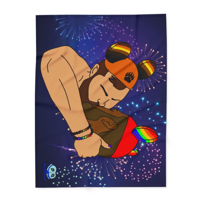 Arctic Fleece Blanket - Magical Kiss - Image 2