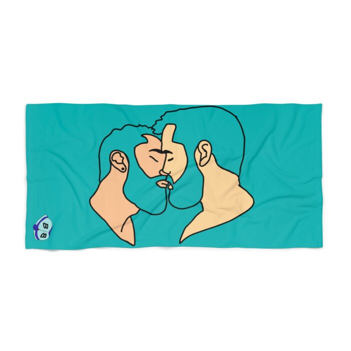Beach Towel - Bearded Kiss