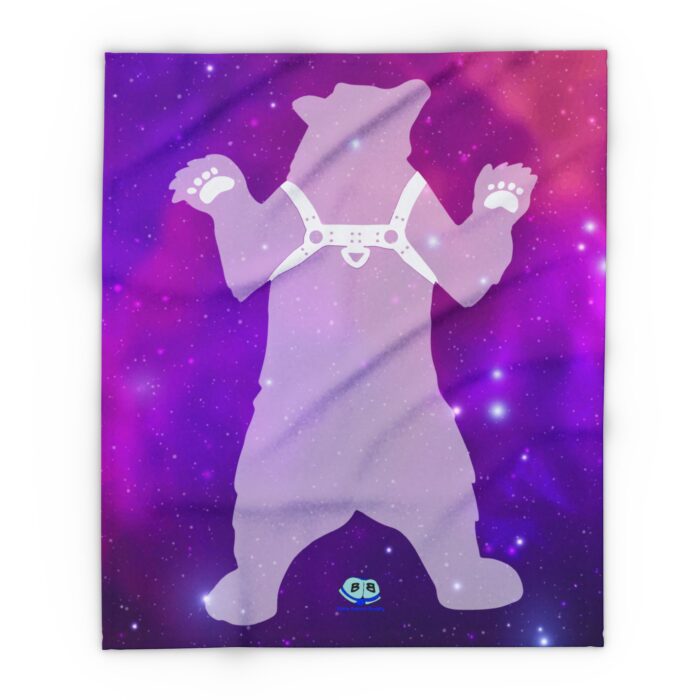 Arctic Fleece Blanket - Leather Bear