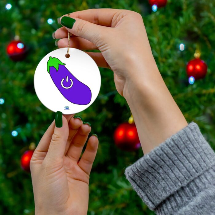 Ceramic Ornament - Power Top / Eggplant - Image 3