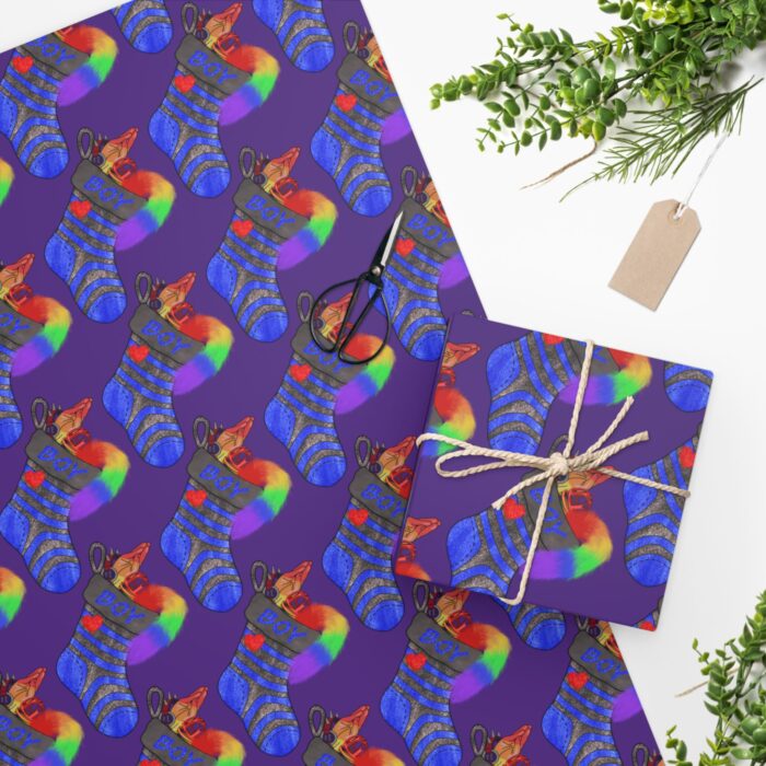 Wrapping Paper - Stuffed on Purple - Image 4