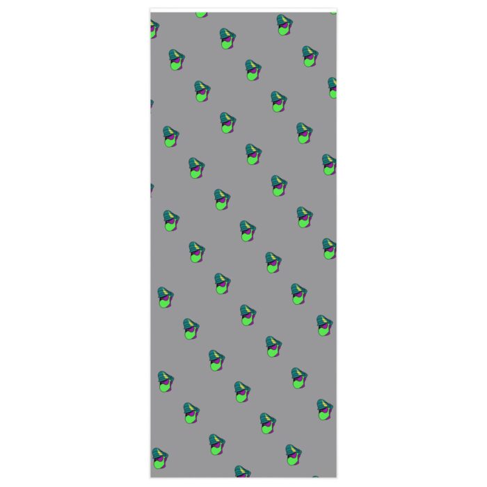 Wrapping Paper - Pop Art Daddy on silver - Image 3