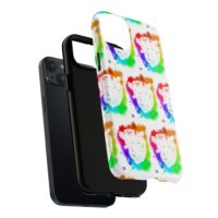 Tough Magnetic iPhone Cases - Bear Paint Rainbow - Image 21