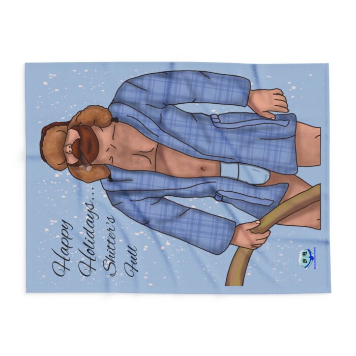 Arctic Fleece Blanket - Shitter's Full - Image 2