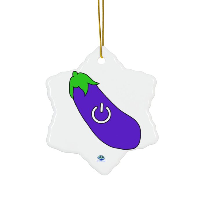 Ceramic Ornament - Power Top / Eggplant - Image 4